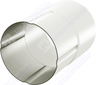 Соединитель трубы Аквасистем 100 RR20 белый