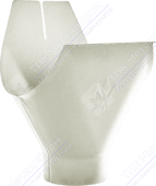 Воронка желоба Аквасистем 150 100 RR20 белый