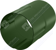 Соединитель трубы Аквасистем 90 P362 темно-зеленый