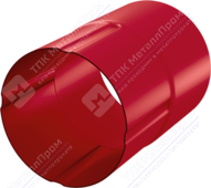 Соединитель трубы Аквасистем 100 RR29 красный