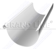Желоб водосточный GrandLine 125 3м металл RAL9003 сигнально-белый
