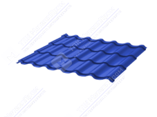 Металлочерепица МЧ2 Монтеррей 0,4 ПЭ RAL5005 сигнально-синий