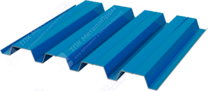 Профнастил полимер Н60 0,7 845/902 ПЭ RAL5015 синее небо