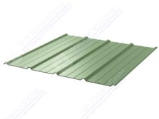 Профнастил полимер С18 0,45 ТУ 1150/1190 ПЭ RAL6021 бледно-зеленый