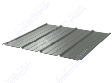 Профнастил полимер С18 0,7 1150/1190 ПЭ RAL7005 темно-серый