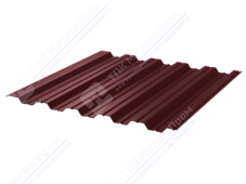 Профнастил полимер НС35 0,45 1000/1060 ПЭ RAL3005 красное вино