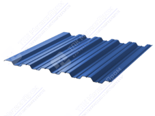 Профнастил полимер НС35 0,5 1000/1060 ПЭ RAL5005 сигнально-синий