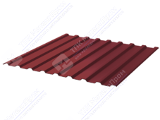 Профнастил полимер СП20 0,45 1100/1150 ПЭ RAL3003 рубин