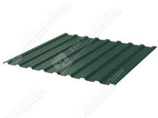 Профнастил полимер СП20 0,45 ТУ 1,15м 6м ПЭ RAL6005 зеленый мох