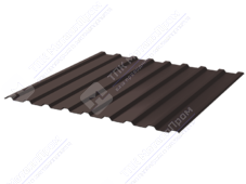 Профнастил полимер СП20 0,45 ТУ 1,15м 3м ПЭ RAL8017 шоколад