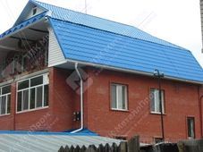 Металлочерепица Монтеррей п/э RAL 5005 (сигнально-синий) 0,4 мм