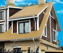 Металлочерепица Монтеррей п/э RAL 1014 (слоновая кость) 0,5 мм