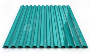 Профнастил С-21 п/э RAL 5021 (голубая вода) 0,4 мм