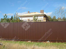 Профнастил С-8 п/э RAL 8017 (шоколад) 0,5 мм