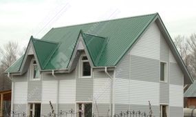 Профнастил С-21 п/э RAL 6005 (зелёный мох) 0,55