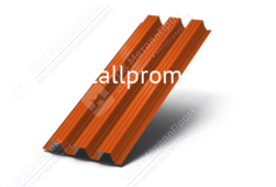 Профнастил полимер Н-114x600 1 мм