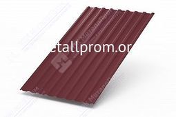 Профнастил вишневый МП-20x1100 0,65 мм
