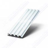 Профнастил Н75 белый 0,65 мм