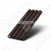 Профнастил коричневый шоколад С-44x1000 0,7 мм