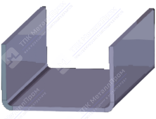 Гнутый П-образный профиль (швеллер) 200х100х6 мм