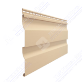 Сайдинг виниловый Docke Premium D4 5D (Корабельный брус, персик)