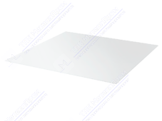 Лист с полимерным покрытием 0,45х1250х2000 мм ТУ ПЭ в пленке RAL9003 сигнально-белый