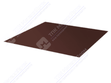 Лист с полимерным покрытием 0,5 мм ПЭ в пленке RAL8017 шоколад