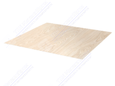 Лист с полимерным покрытием 0,45 мм ДПП OM002B светлое дерево