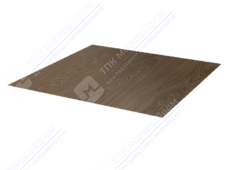 Лист с полимерным покрытием 0,45 мм ДПП G6W110P темное дерево