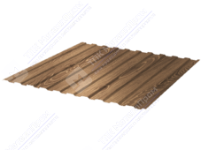 Профнастил полимер С8 0,45 1150/1200 ДПП OM031A натур дерево