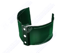 Держатель трубы GrandLine 90 на кирпич металл RAL6005 зеленый мох