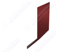 Планка карнизная 100 65 0,45 2м стандарт ПЭ RAL3009 красный оксид К-509
