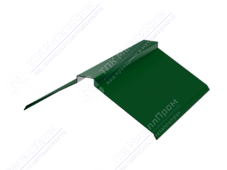 Планка конька плоского простого 150 150 0,45 2м стандарт ПЭ RAL6005 зеленый мох К-511