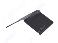 Планка конька плоского 150 150 0,45 2м стандарт ПЭ RAL7024 серый графит К-512