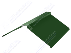 Планка конька плоского 150 150 0,4 2м стандарт ПЭ RAL6005 зеленый мох К-512