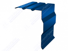 Планка ветровой доски фигурная 95 120 0,45 2м стандарт ПЭ RAL5005 сигнально-синий К-515