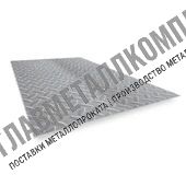 Лист рифленый 3мм x1,25x2,5м чечевица спецраскрой ст3пс/сп